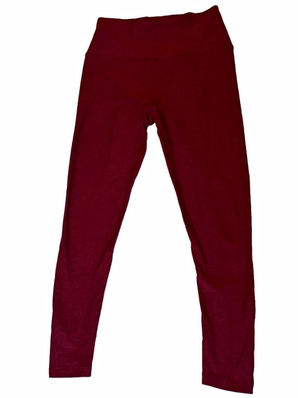 Beyond Yoga Women's Spacedye Caught In the Midi High Rise Legging Burgundy S